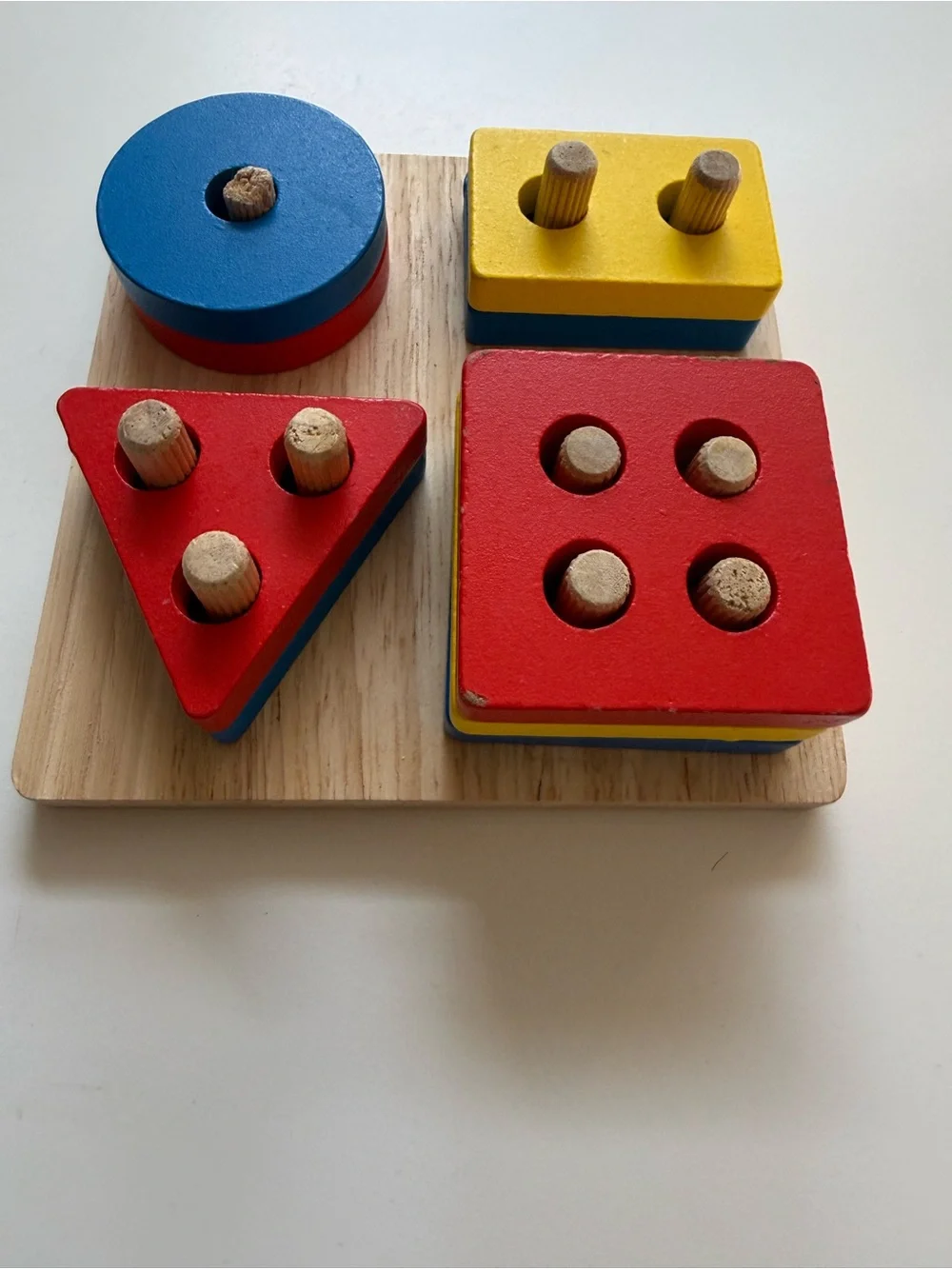 HELLOWOOD Wooden Activity Cube, 8-in-1 Montessori Baby toy